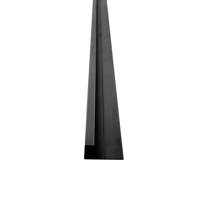 L-list 600 mm Svart Kitchenline